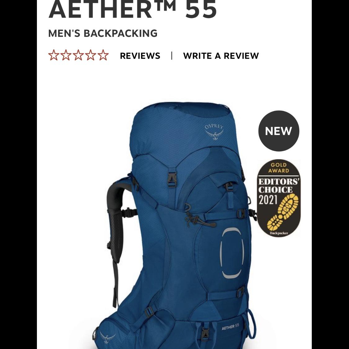 New Backpacking Pack