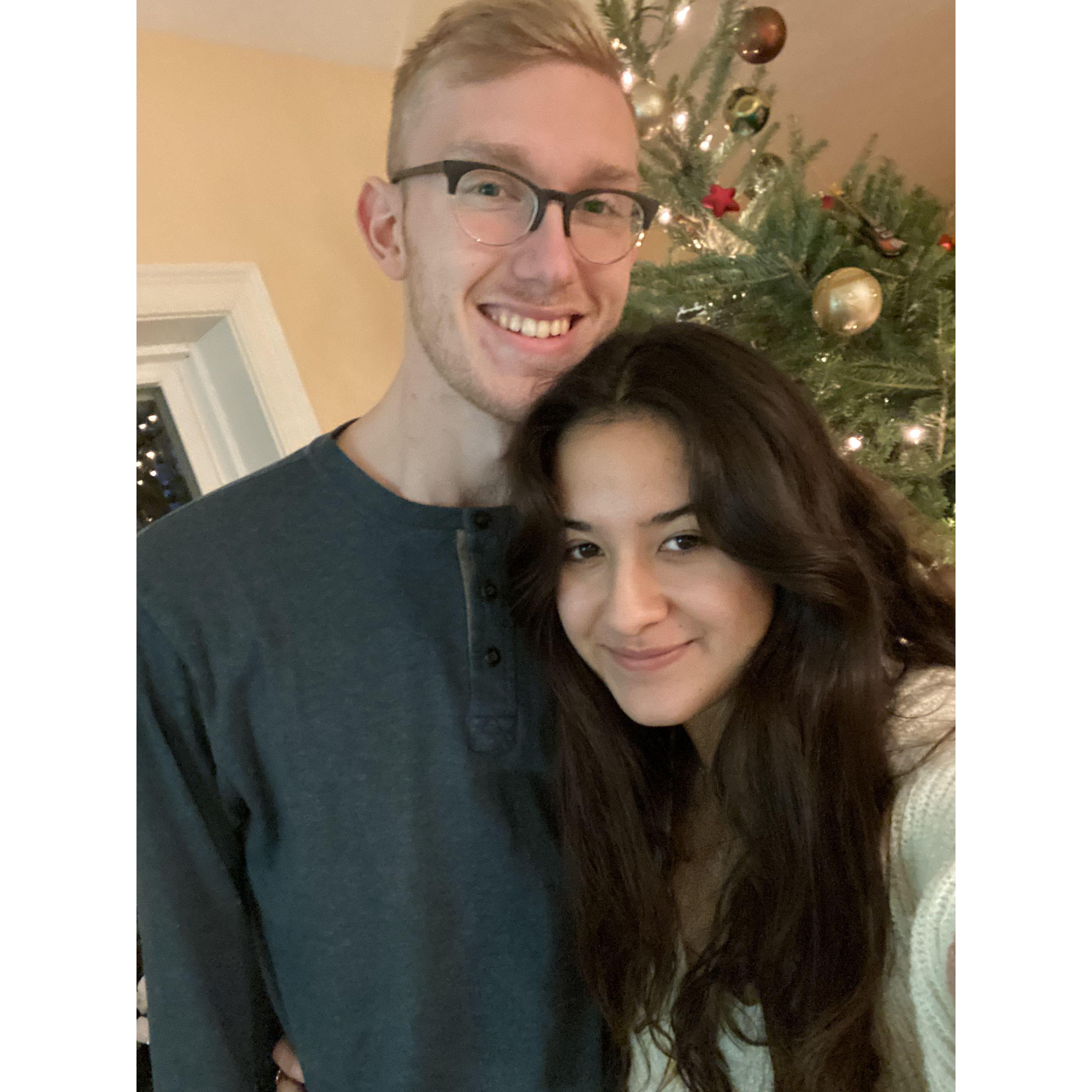 Our first Christmas together — and the start of so many more.