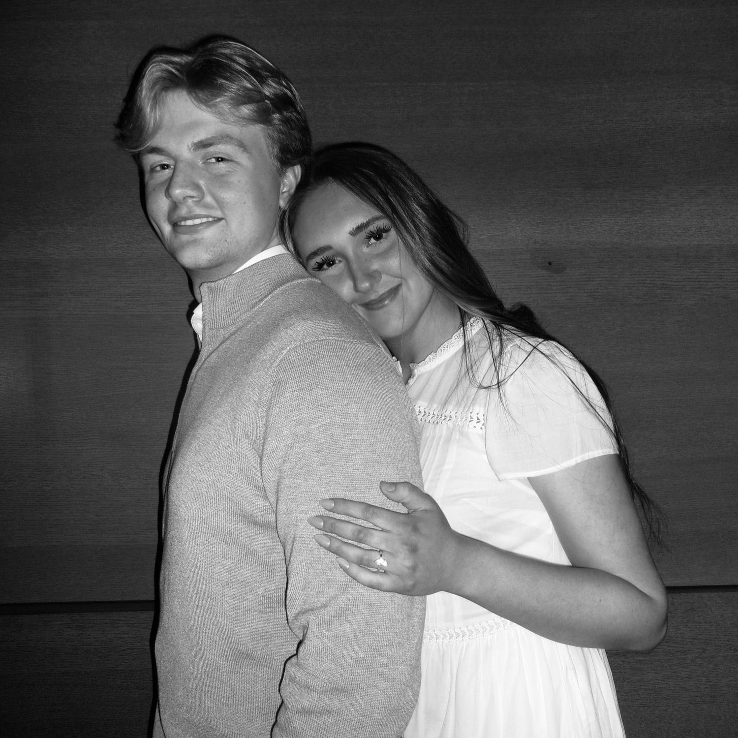 Our engagement announcement photo.