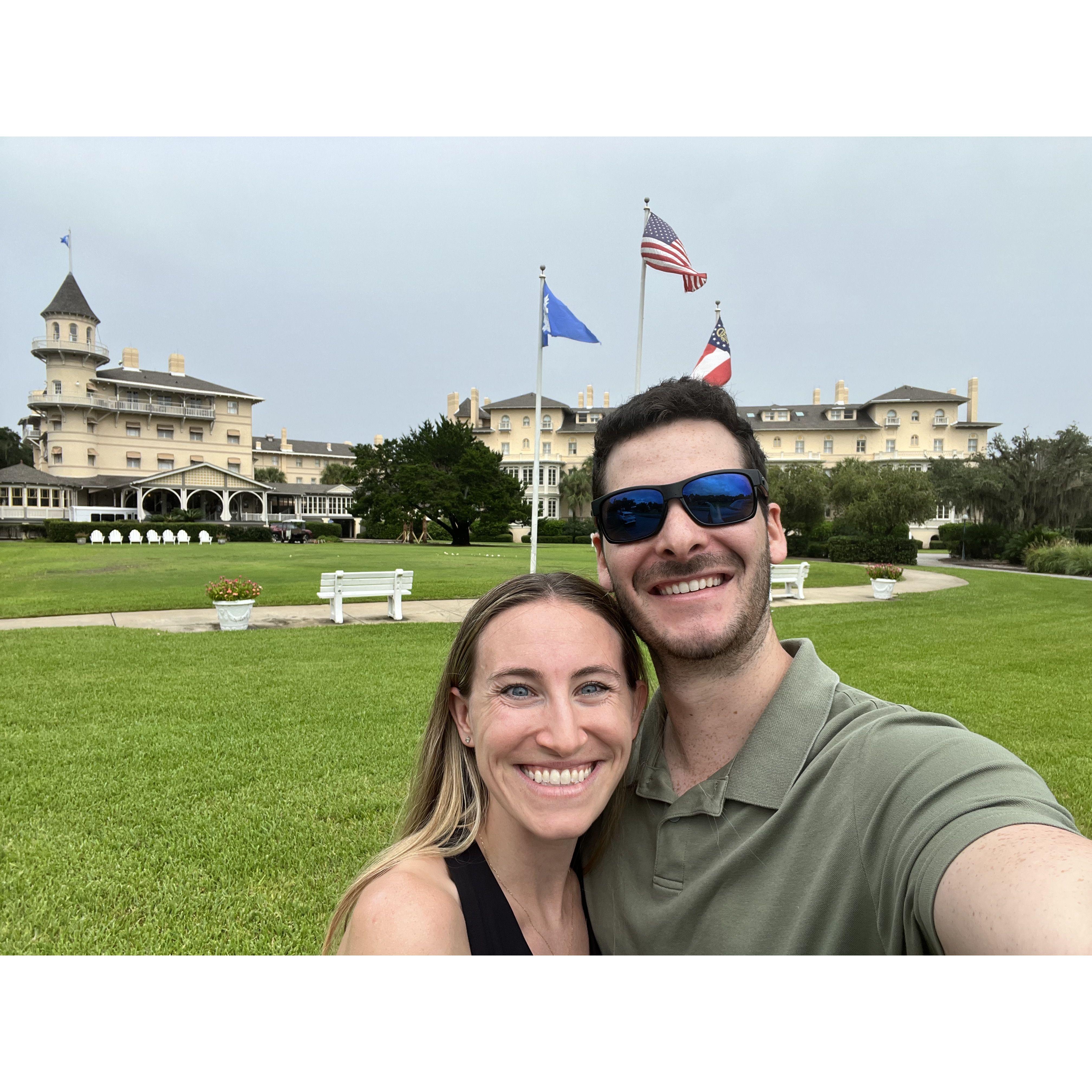AUGUST, 2024 - Touring our wedding venue for the first time