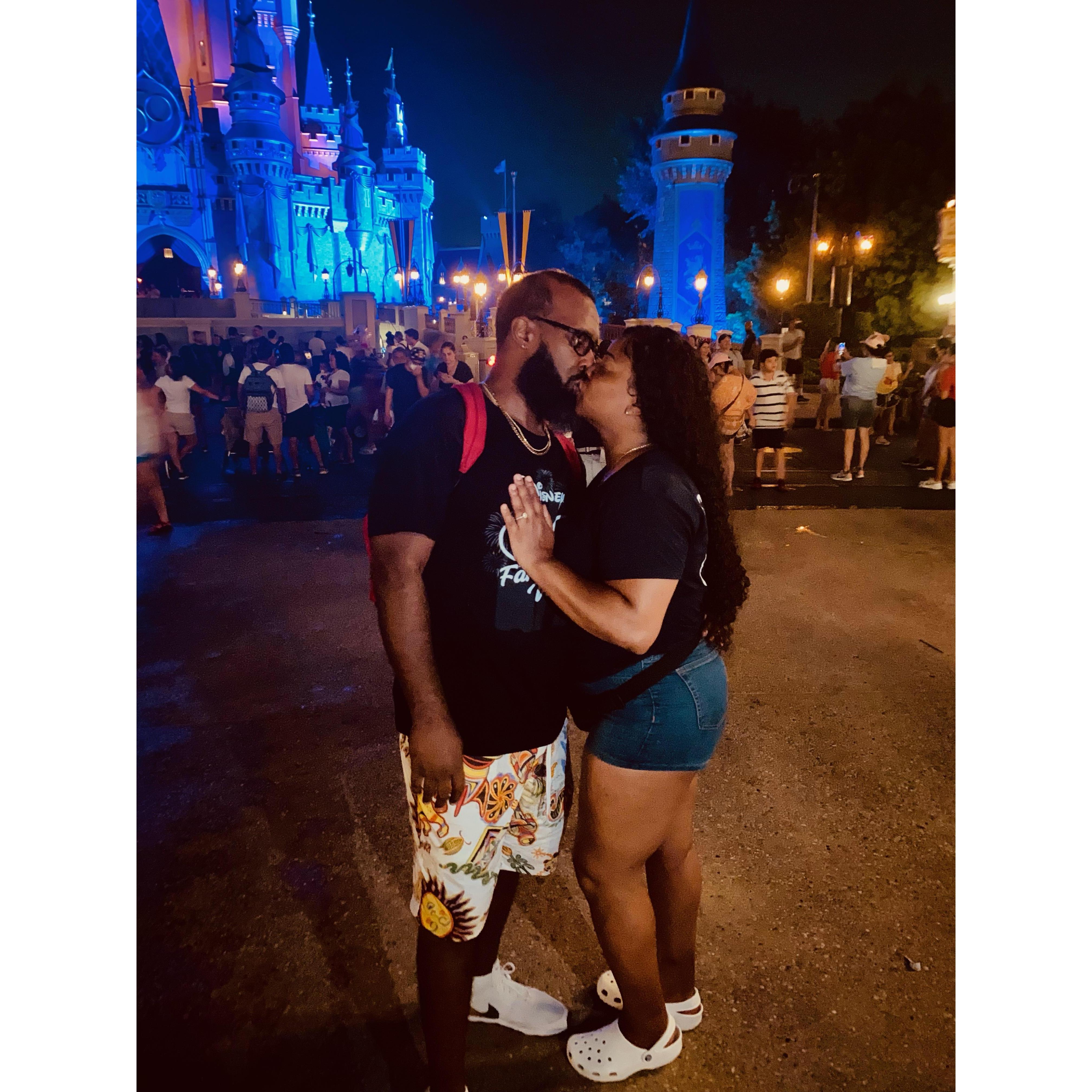 When he popped the question Disney World Fl 7/26/2021