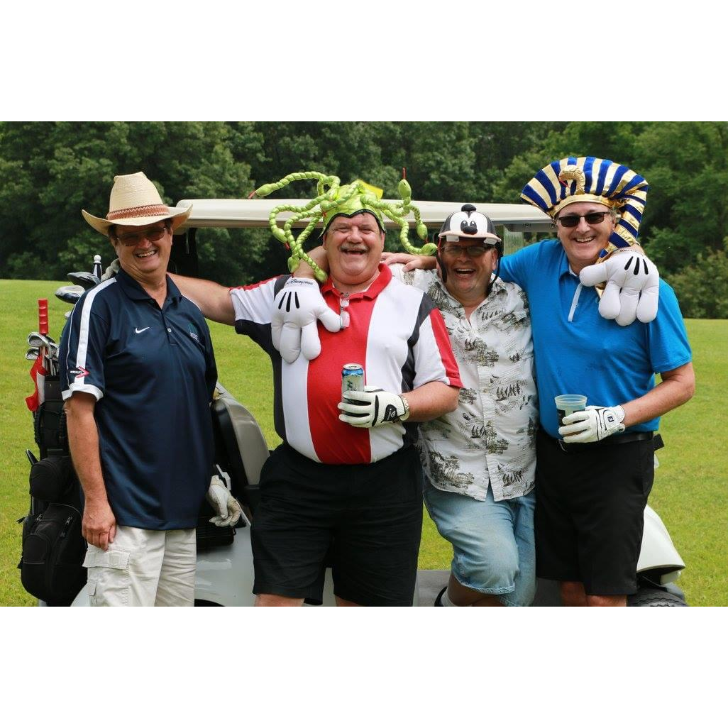 The guys.... having fun at a charity golf outing 2011