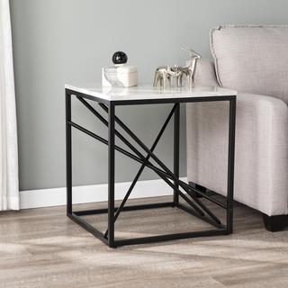 Arendal Faux Marble End Table