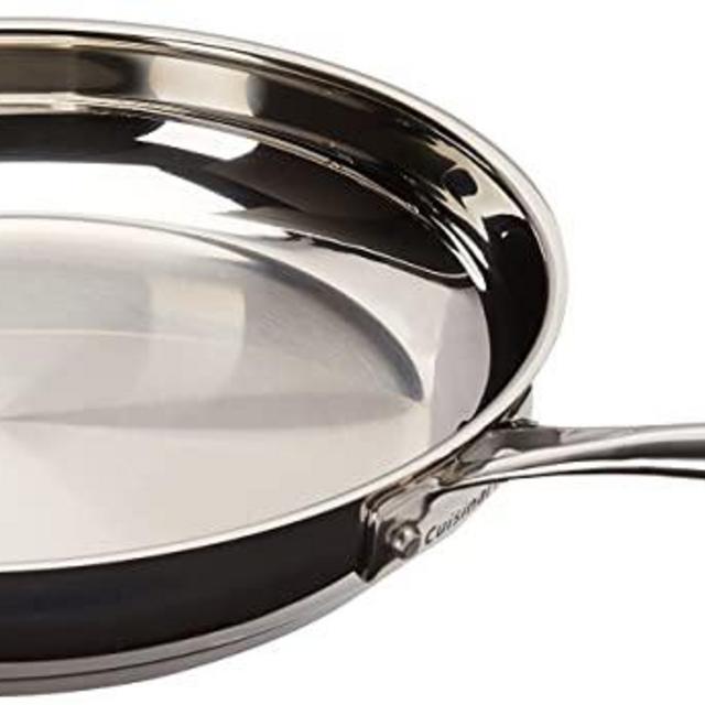 Cuisinart Professional Stainless Skillet with Helper, 12-Inch
