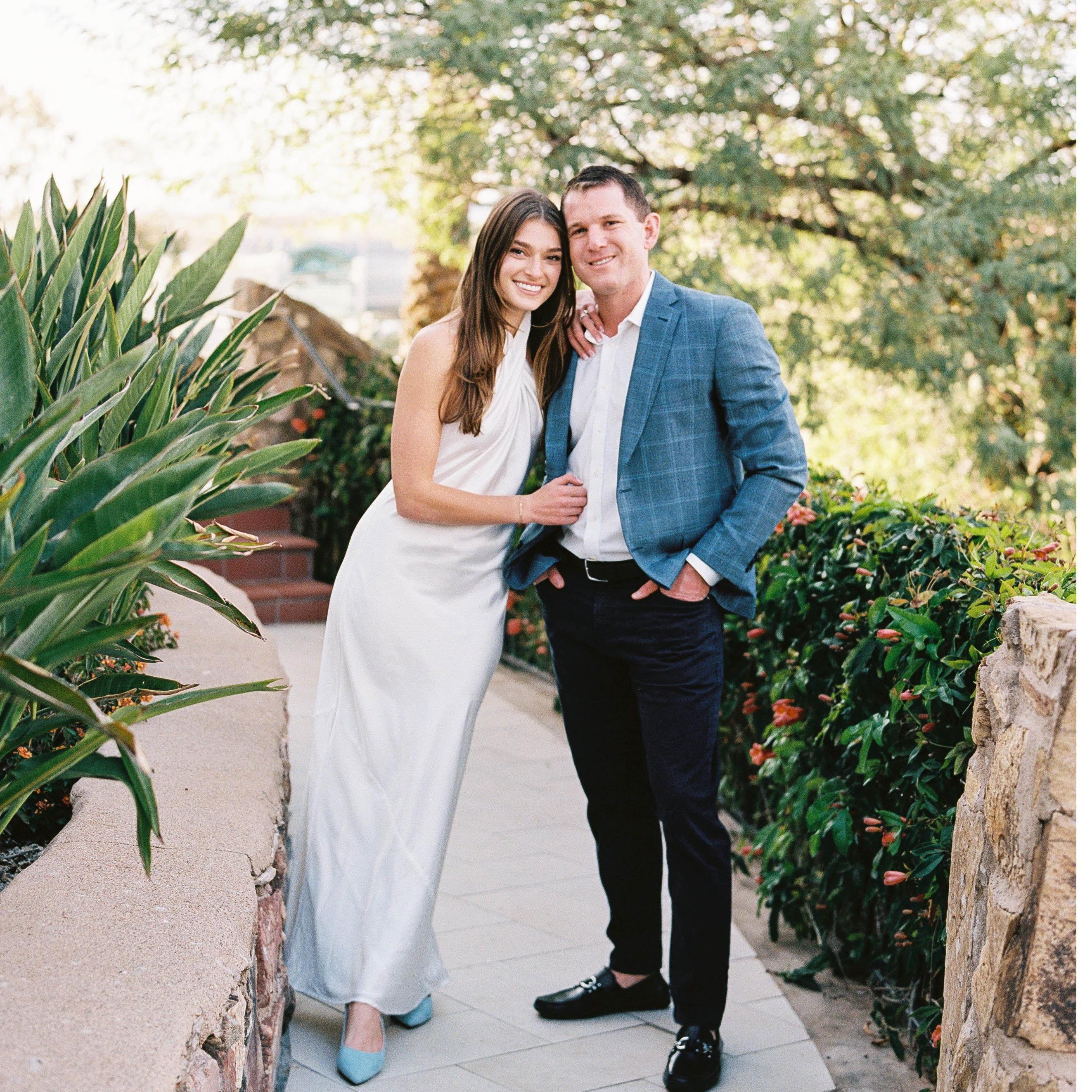 March 12, 2024- Our engagement photos at the Wrigley Mansion