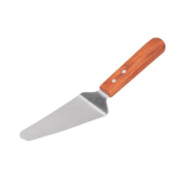 Winco Pie Server with Offset, Wooden Handle, 4.63" x 2.38" Blade