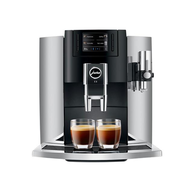 JURA E8 Chrome Automatic Coffee Machine