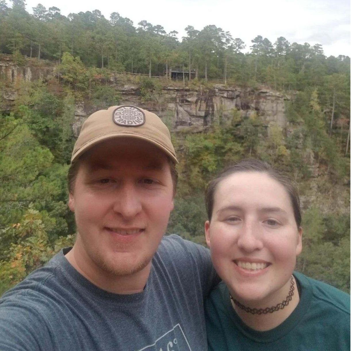 Taken after a strenuous hike during a camping trip to Petit Jean State Park in Arkansas during fall of 2021!