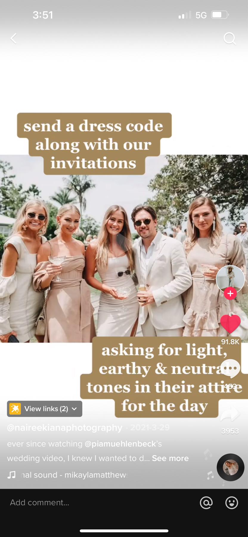 Reception dress code inspo!