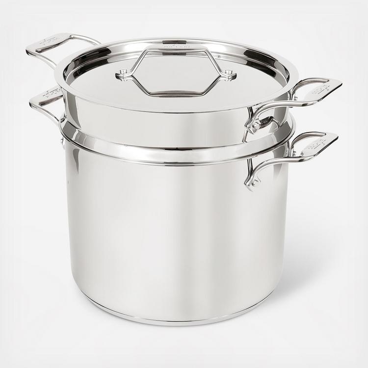 All-Clad, Simply Strain Stainless Steel Multi Pot with insert | Zola