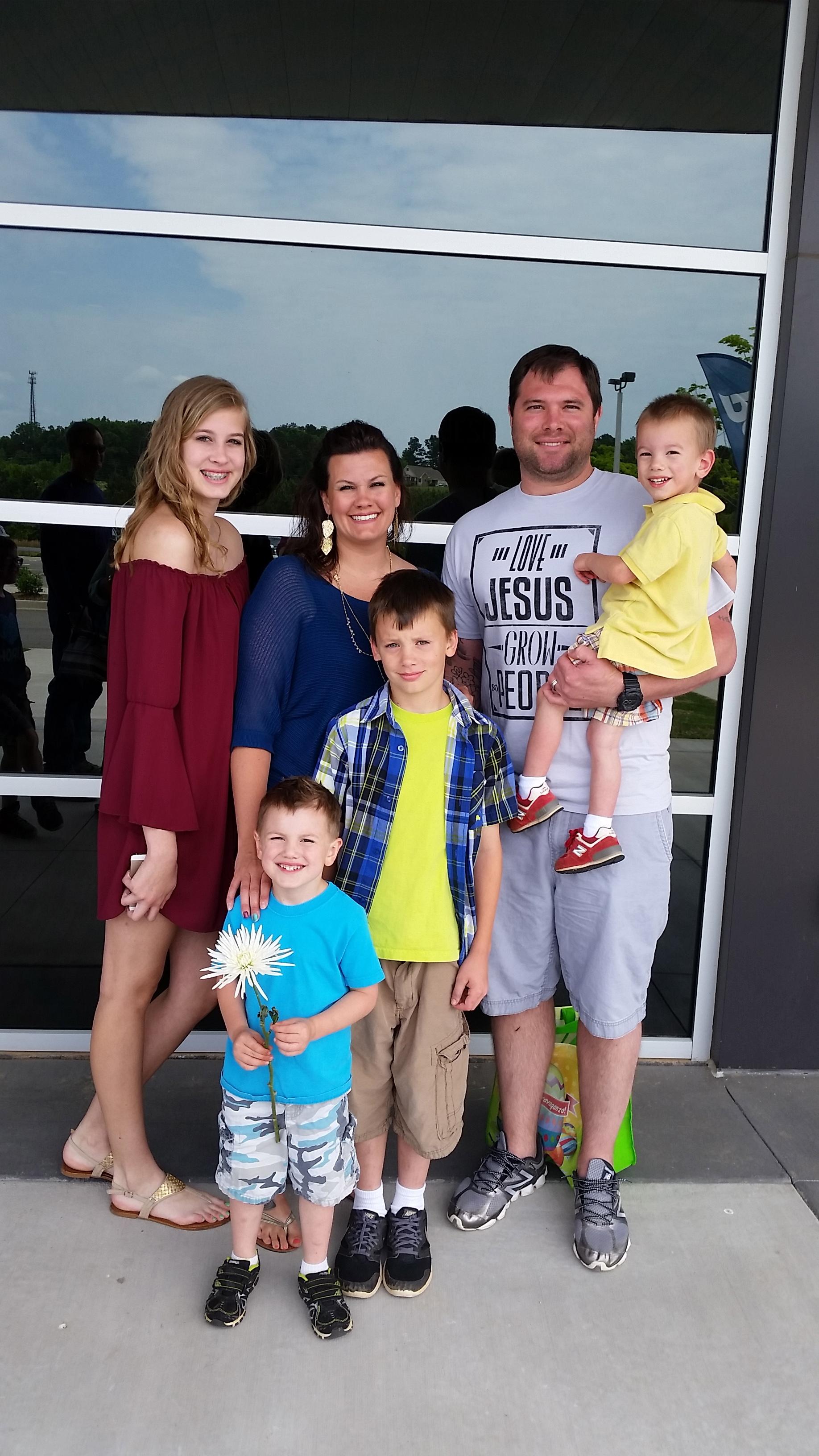Gary, Geri, Trinity, Trey, Grayson & Ryder
