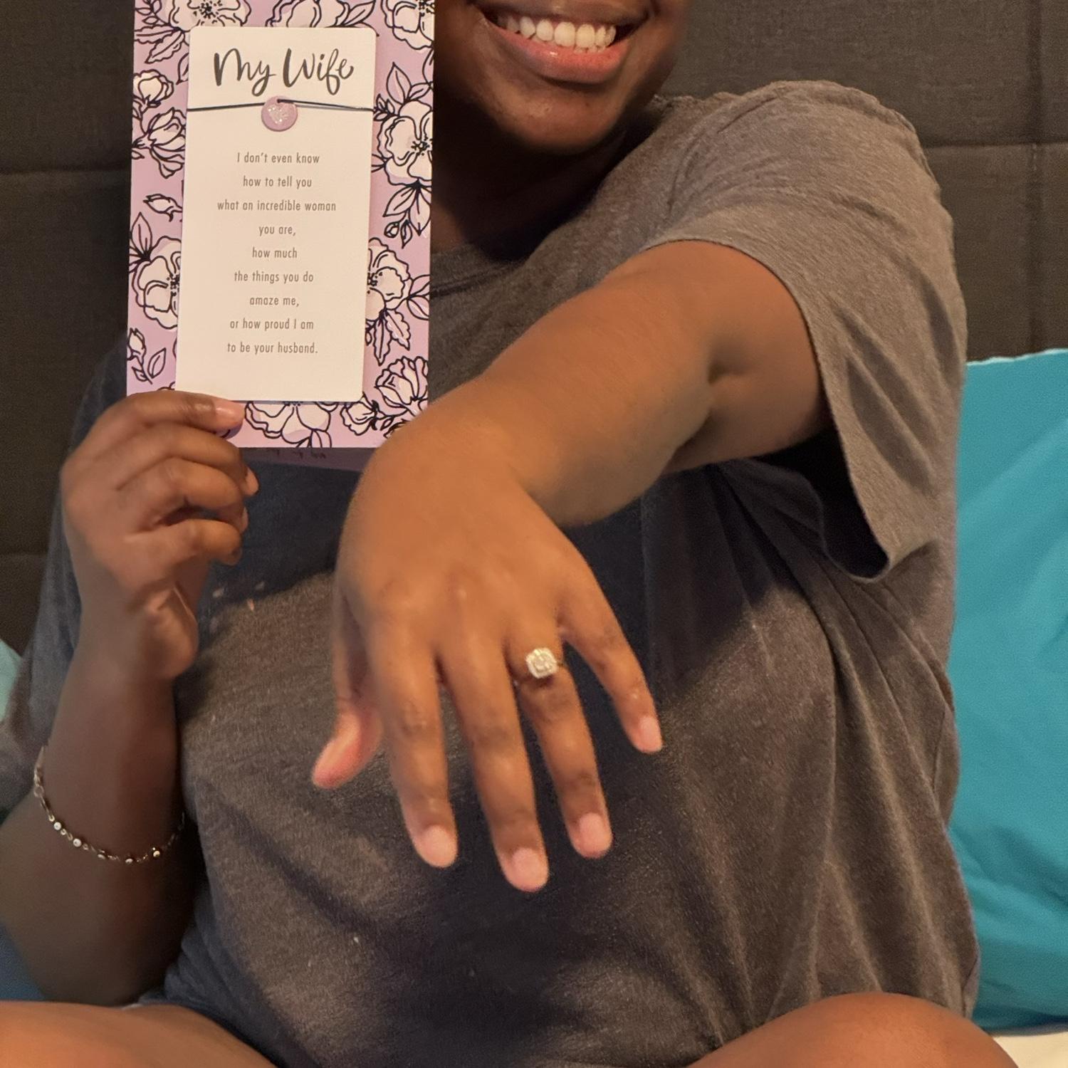 Gifted her a Promise ring before the real thing 😏