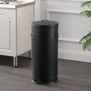 Theo Retro Step Trash Can with Lid & Free Mini Trash Can