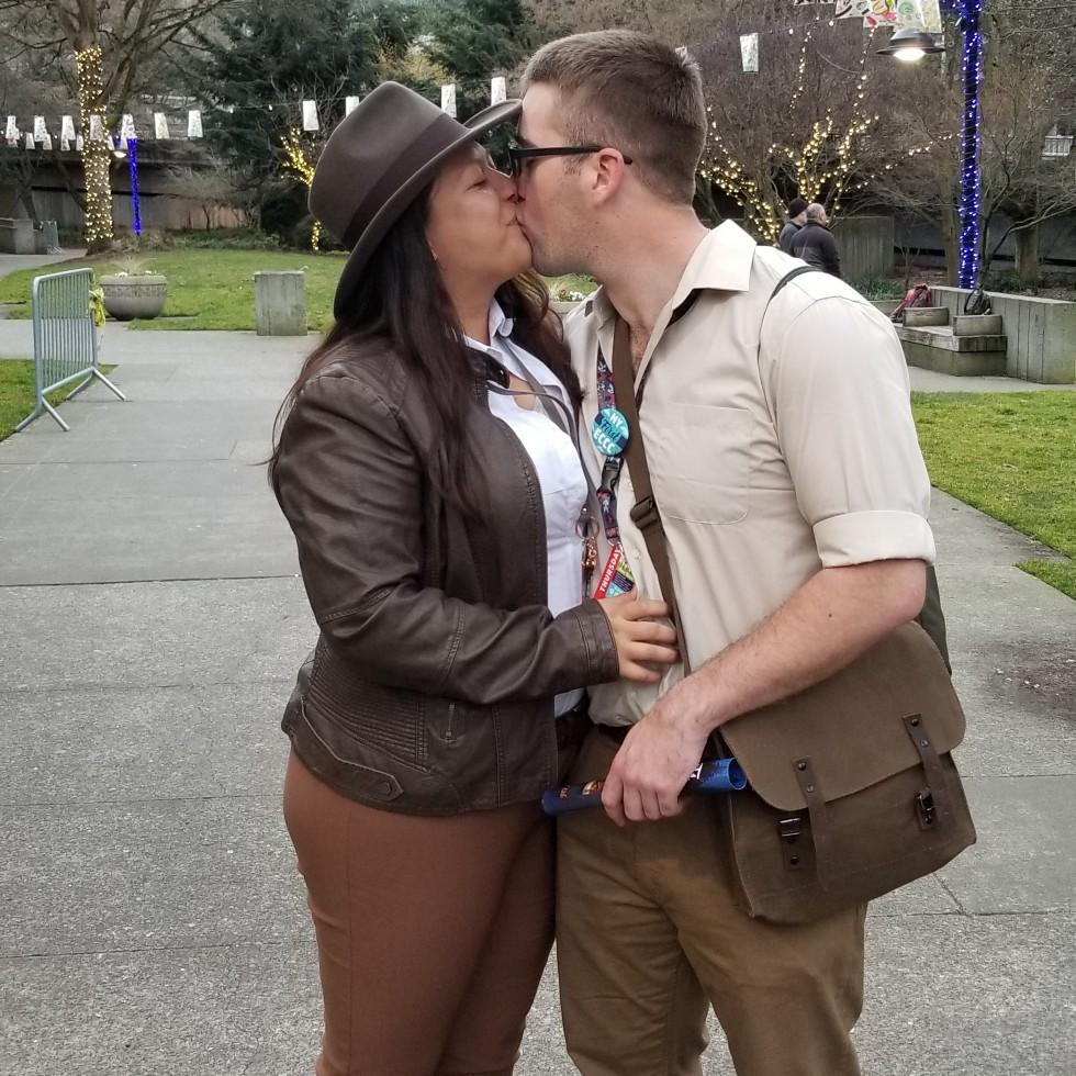 Emerald City Comic-con in Seattle Washington 2019. ( matching Indiana Jones outfits <3 )