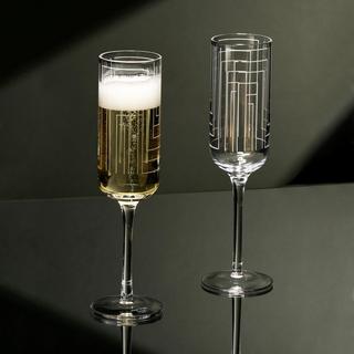 Maze Champagne Flute, Set of 2