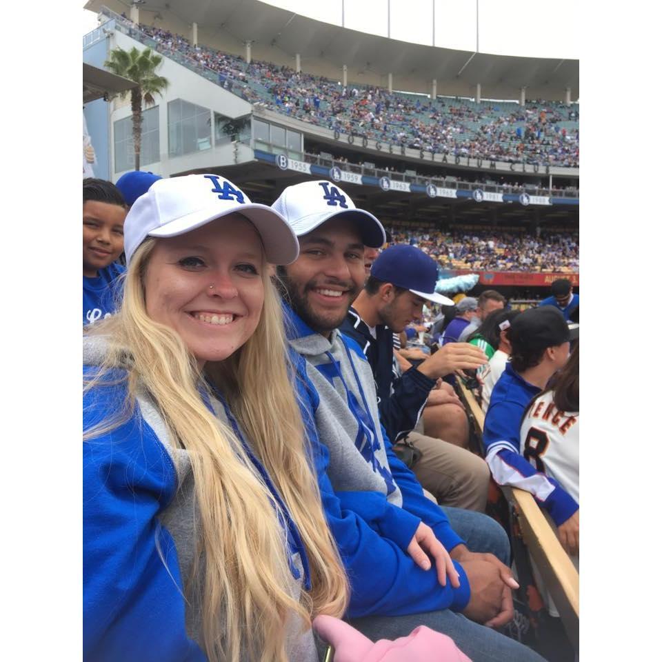One of our lifetime goals is to see every MLB stadium in the US, so no we are not Dodgers fans but when in California..... ;) another checked off our list!