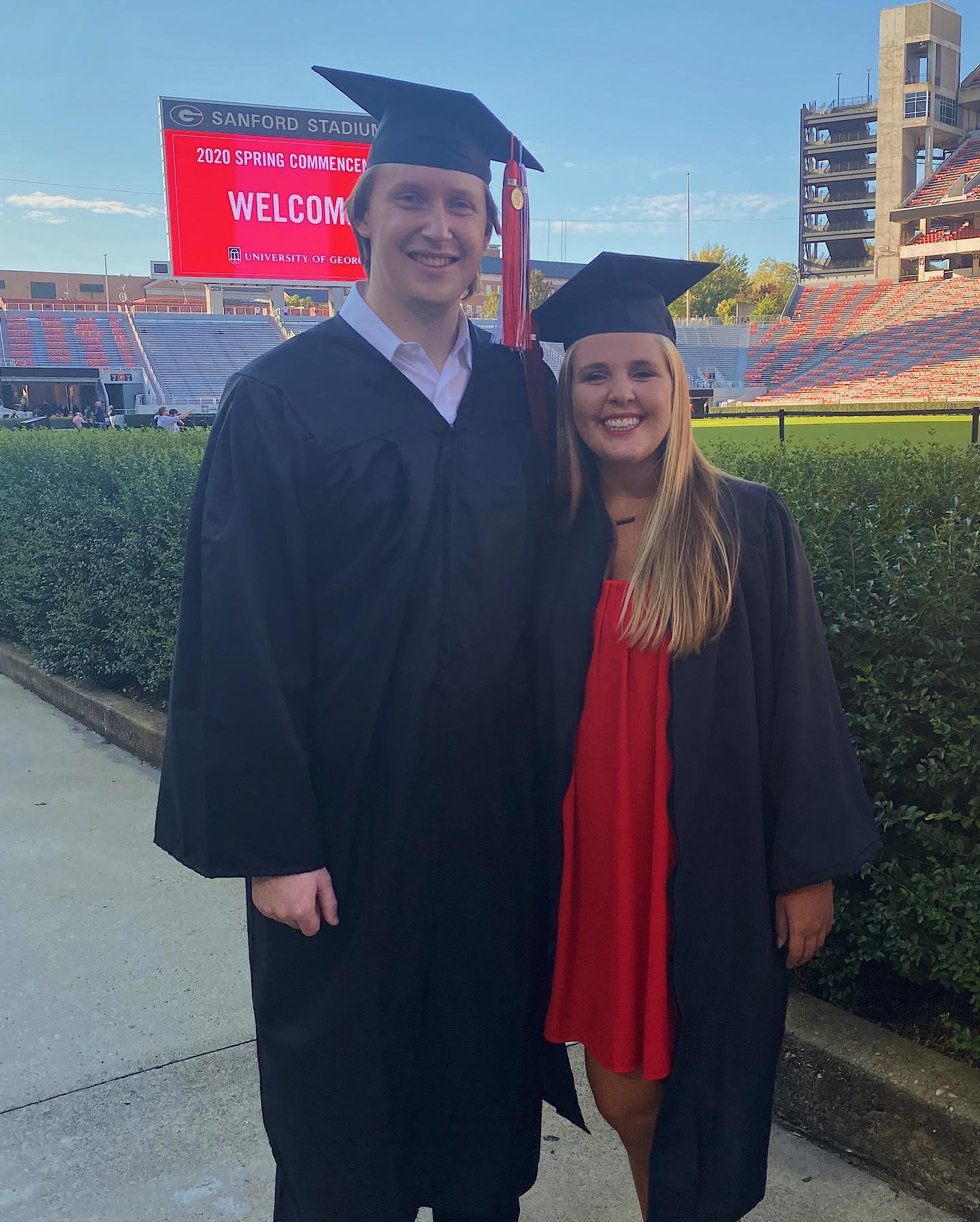 10/16/2020- Campbell and Carter finally got to celebrate their graduation from their undergraduate degrees at UGA!