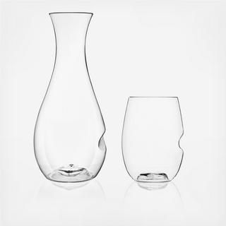 Go Anywhere Wine Glasses & Decanter 5-Piece Set