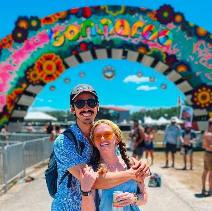 Tori showing Dylan around his first Bonnaroo (2022)