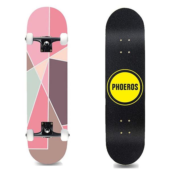 Easy_Way Complete Skateboards- Standard Skateboards for Beginners Kids Boys Girls Teenager- 31''x 8''Canadian Maple Cruiser Pro Skate Board, Skateboards