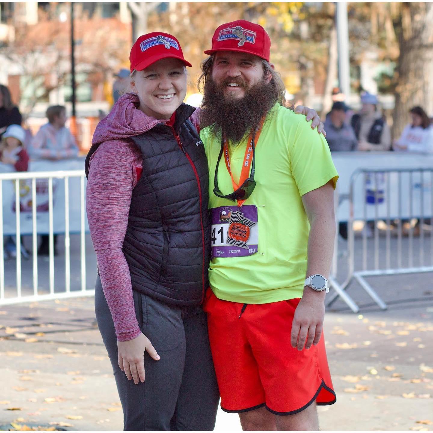 Jack's first race, a HALF marathon!!