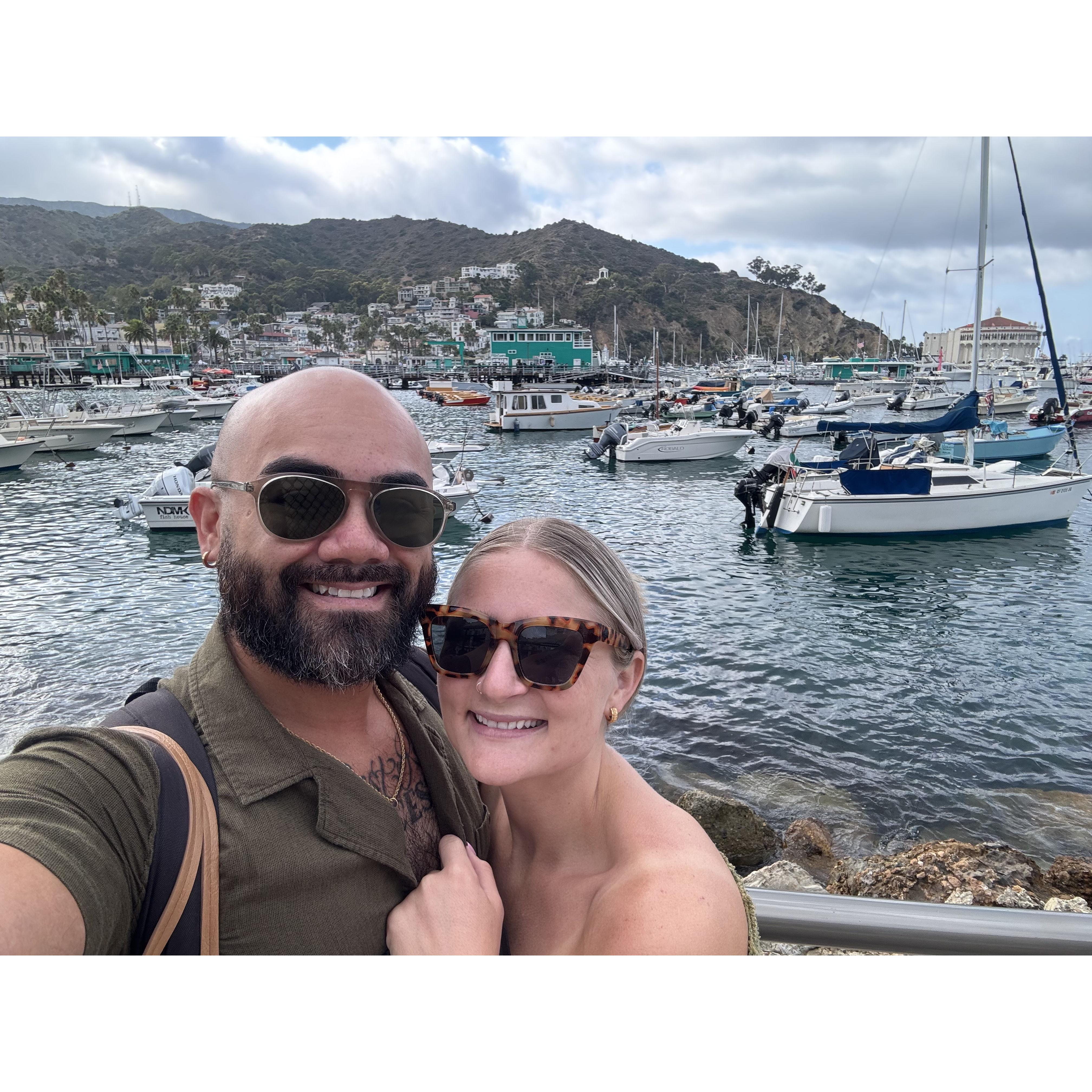 Our trip to Catalina Island! I was secretly hoping Jovin would propose here. He did not.