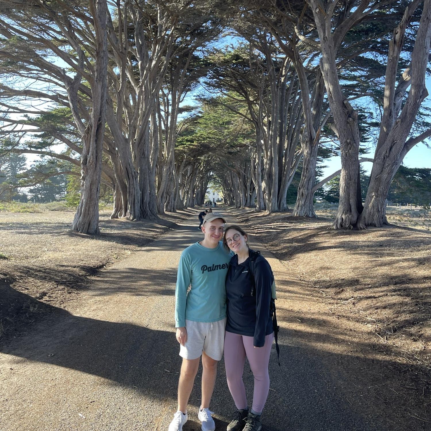 hiking in Point Reyes, CA September 2022