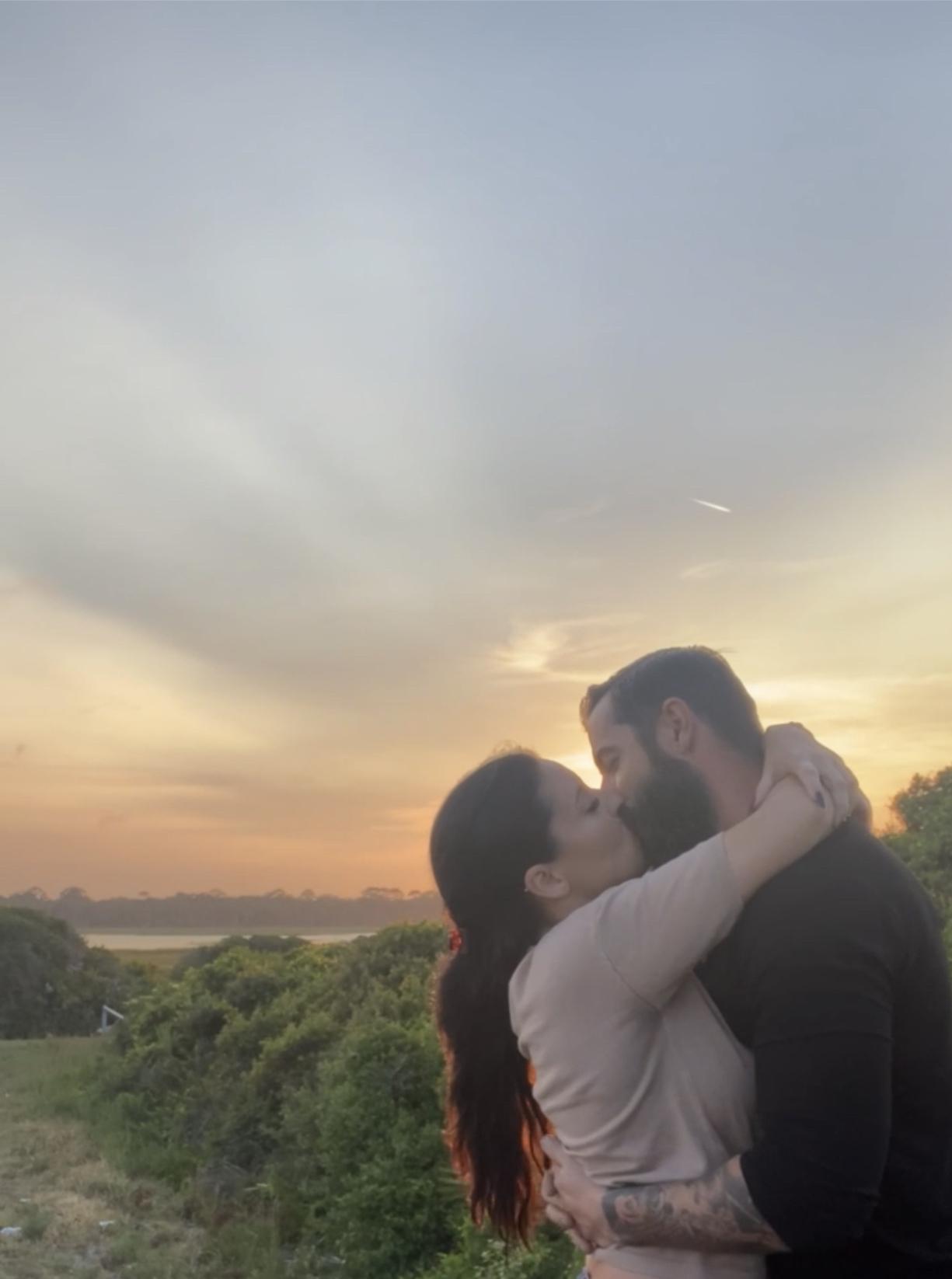 And of course dancing with the sunset in the distance.