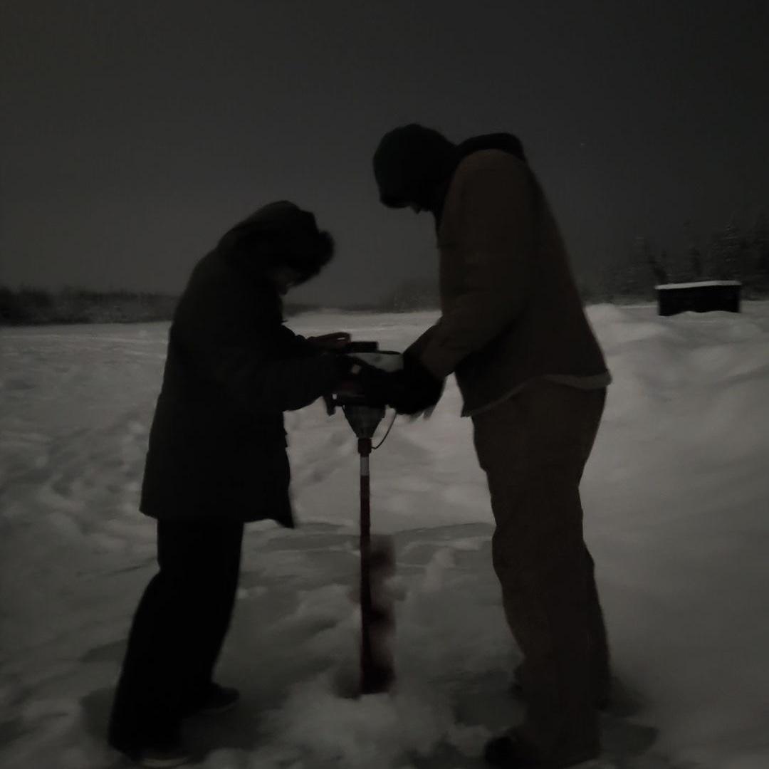 Our first ice fishing endeavor!