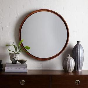 Floating Wood Mirror, Acorn