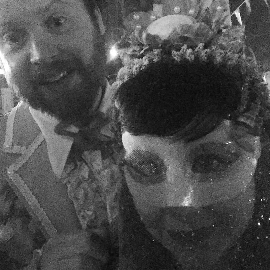 Masked and masquerading @ the Music Box Mardi Gras Ball