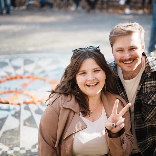 Engaged in Central Park. November 2024.