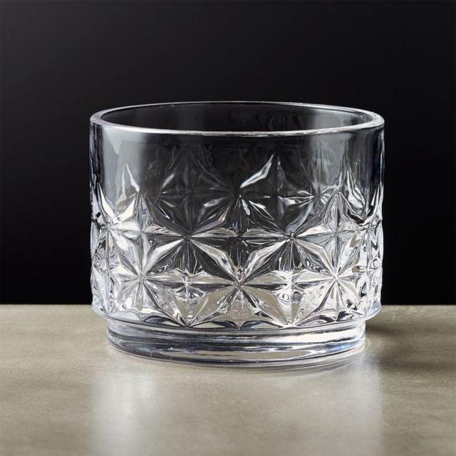 Mars Clear Stacking Double Old-Fashioned Glass