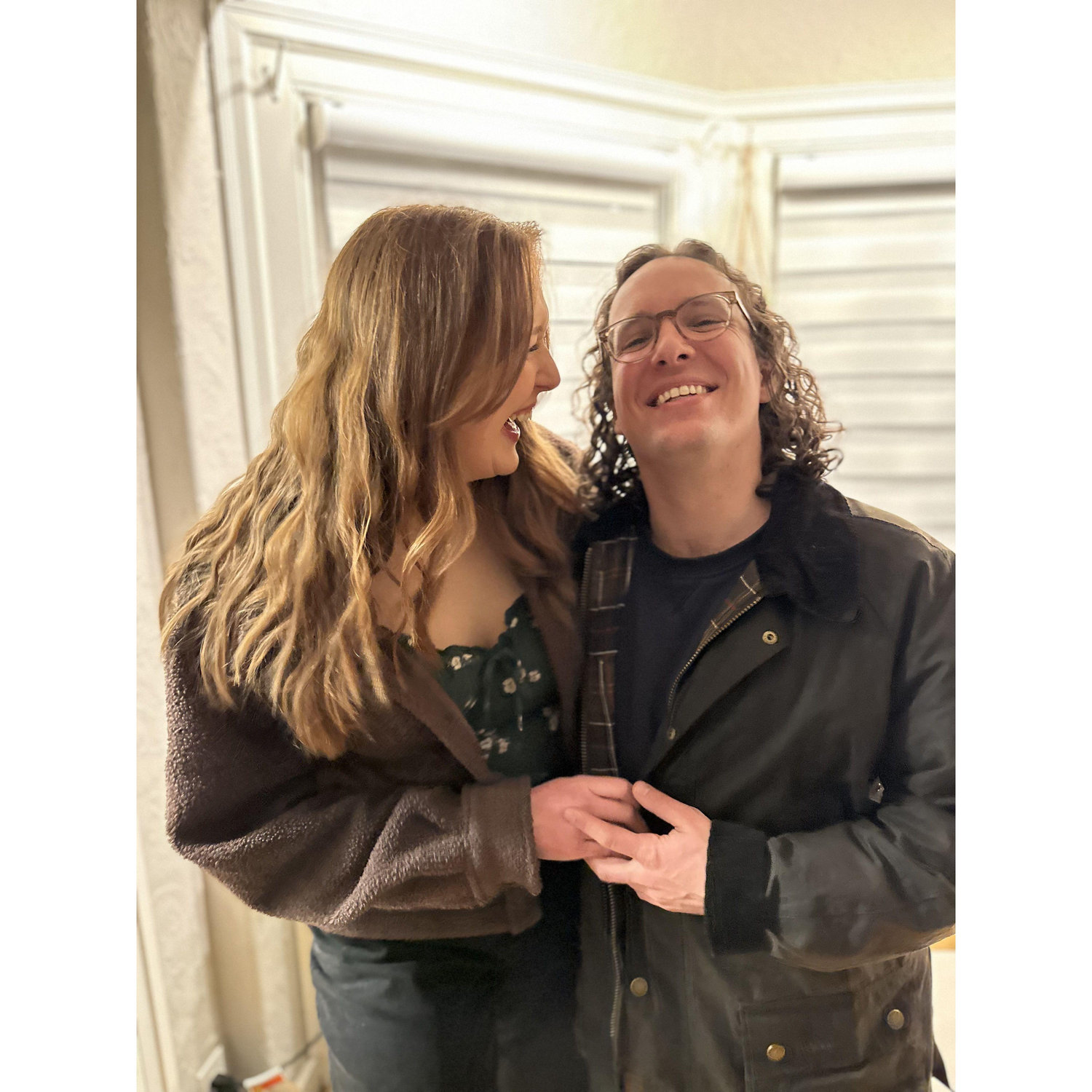 Always laughing.