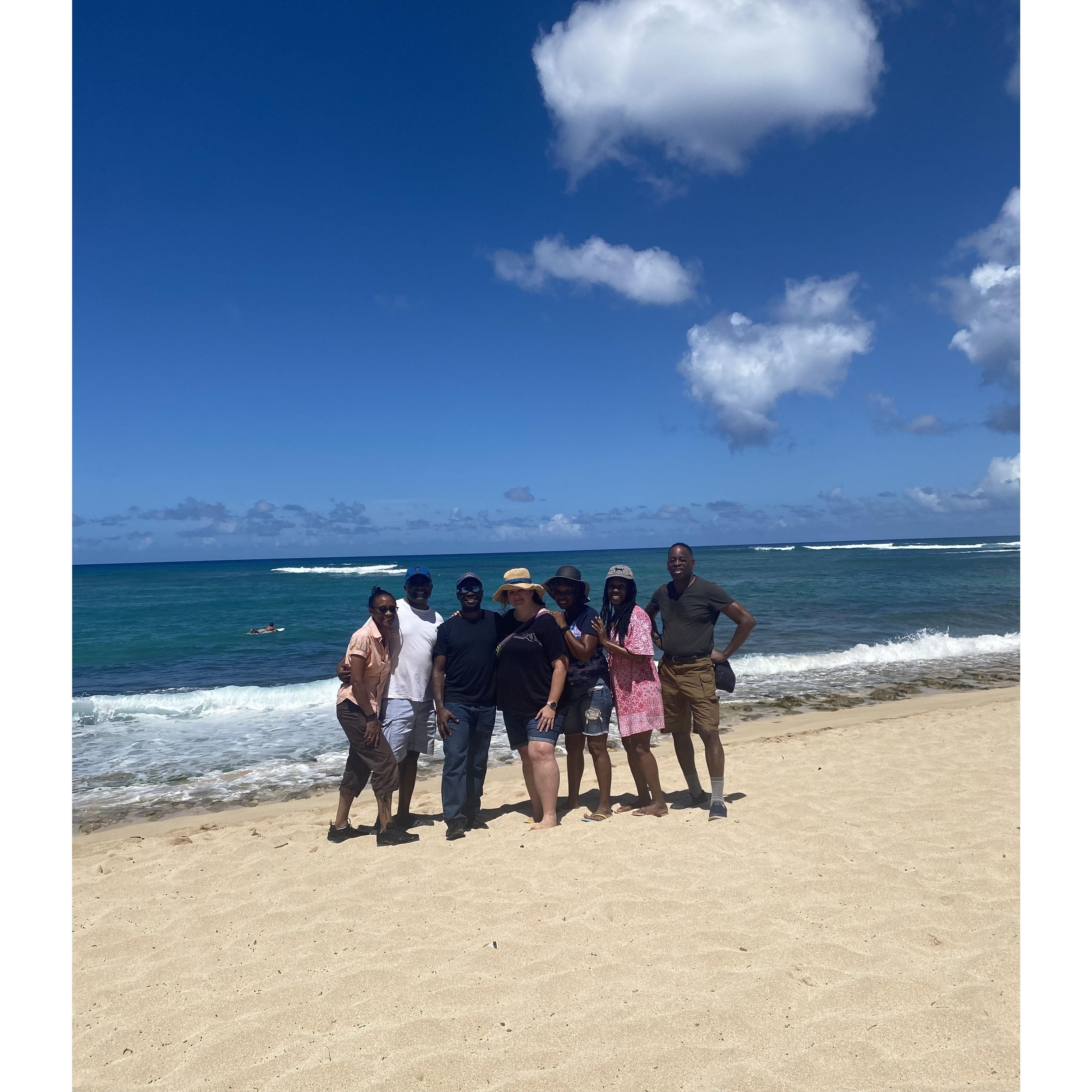 In Hawaii searching for sea turtles with the Lindo family, September 2022