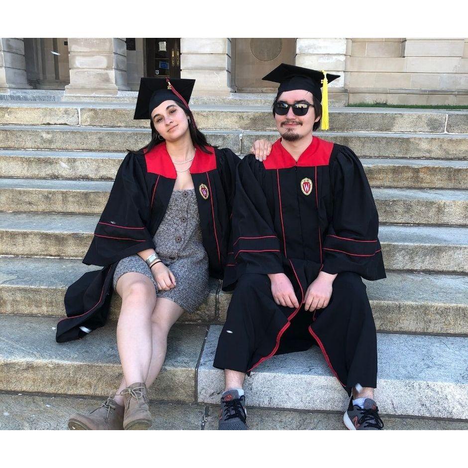 Norma and John graduation photo