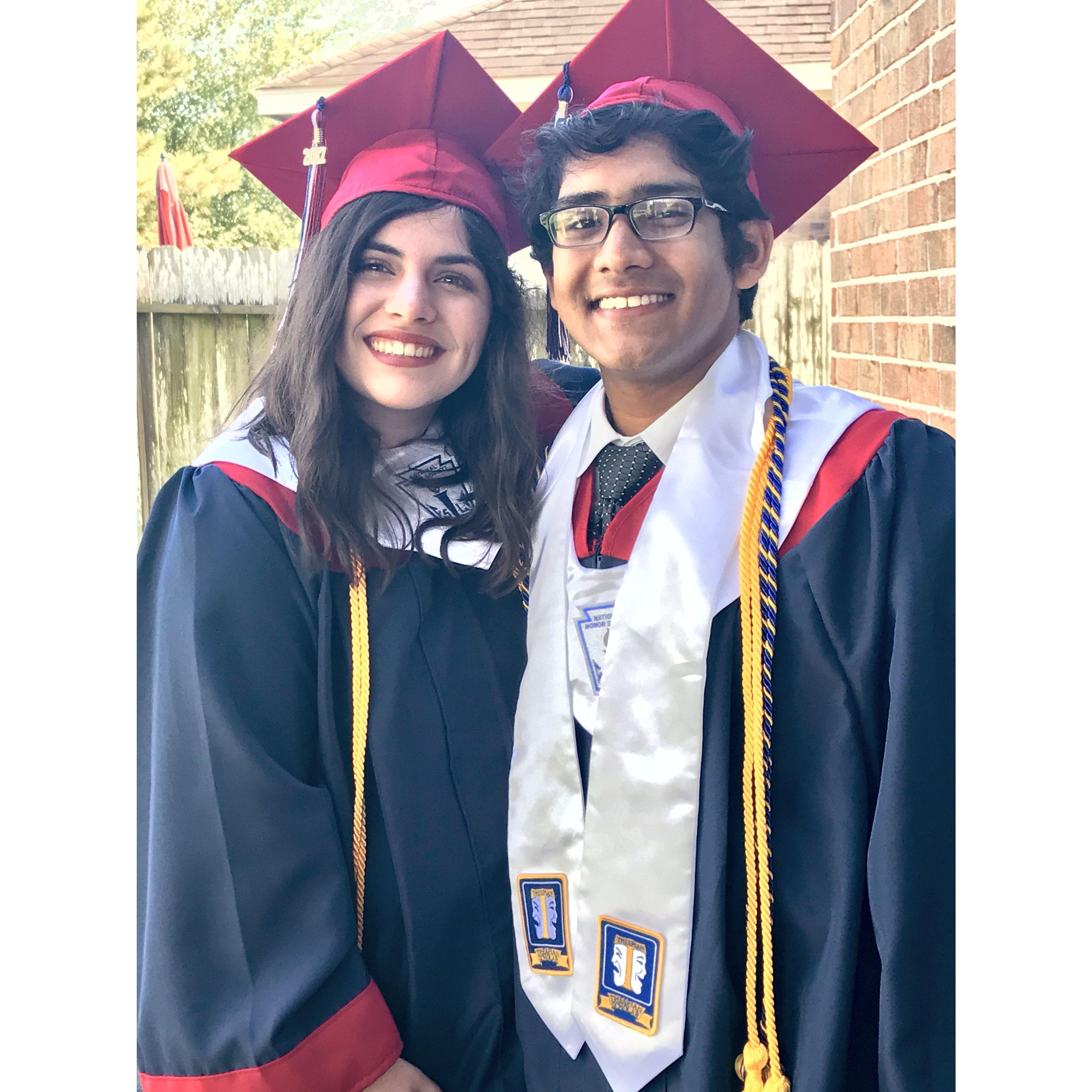 They graduated together in 2017!