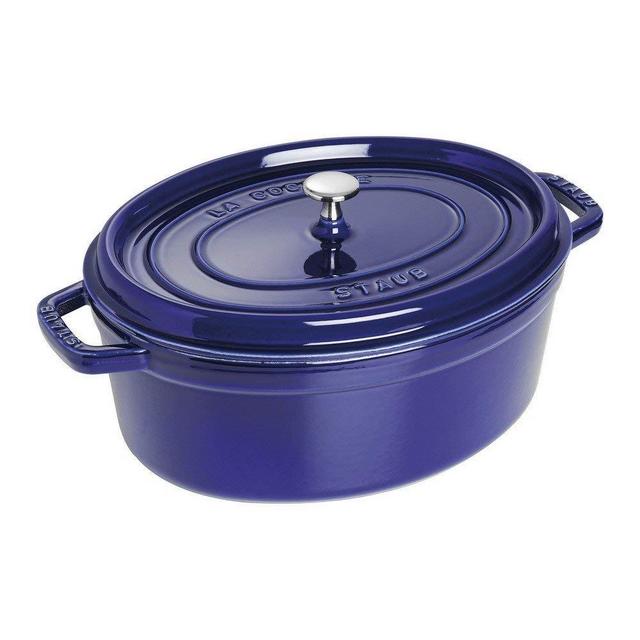 Staub 1103391 Oval Cocotte Oven, 7 quart, Dark Blue