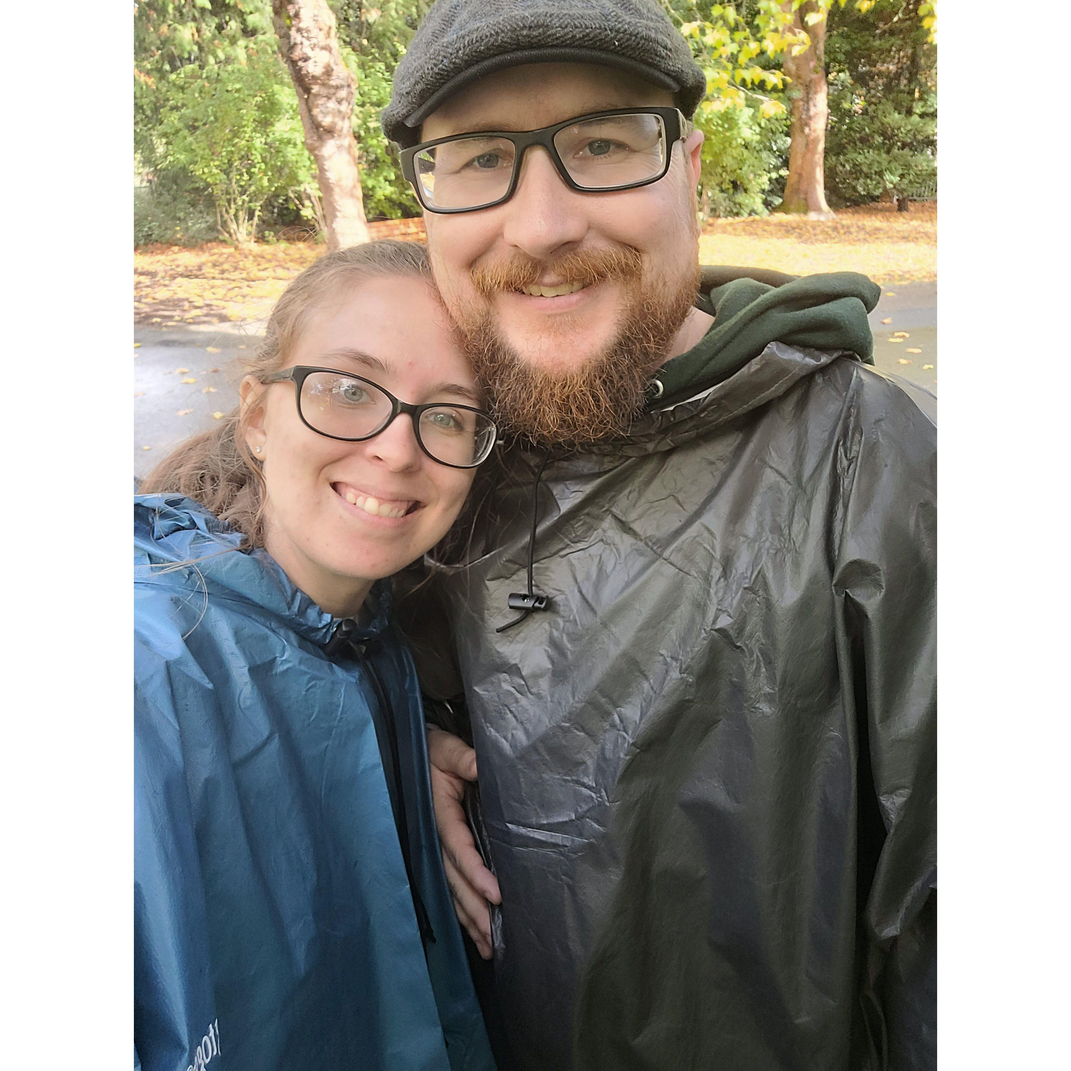 Rainy day at the zoo!