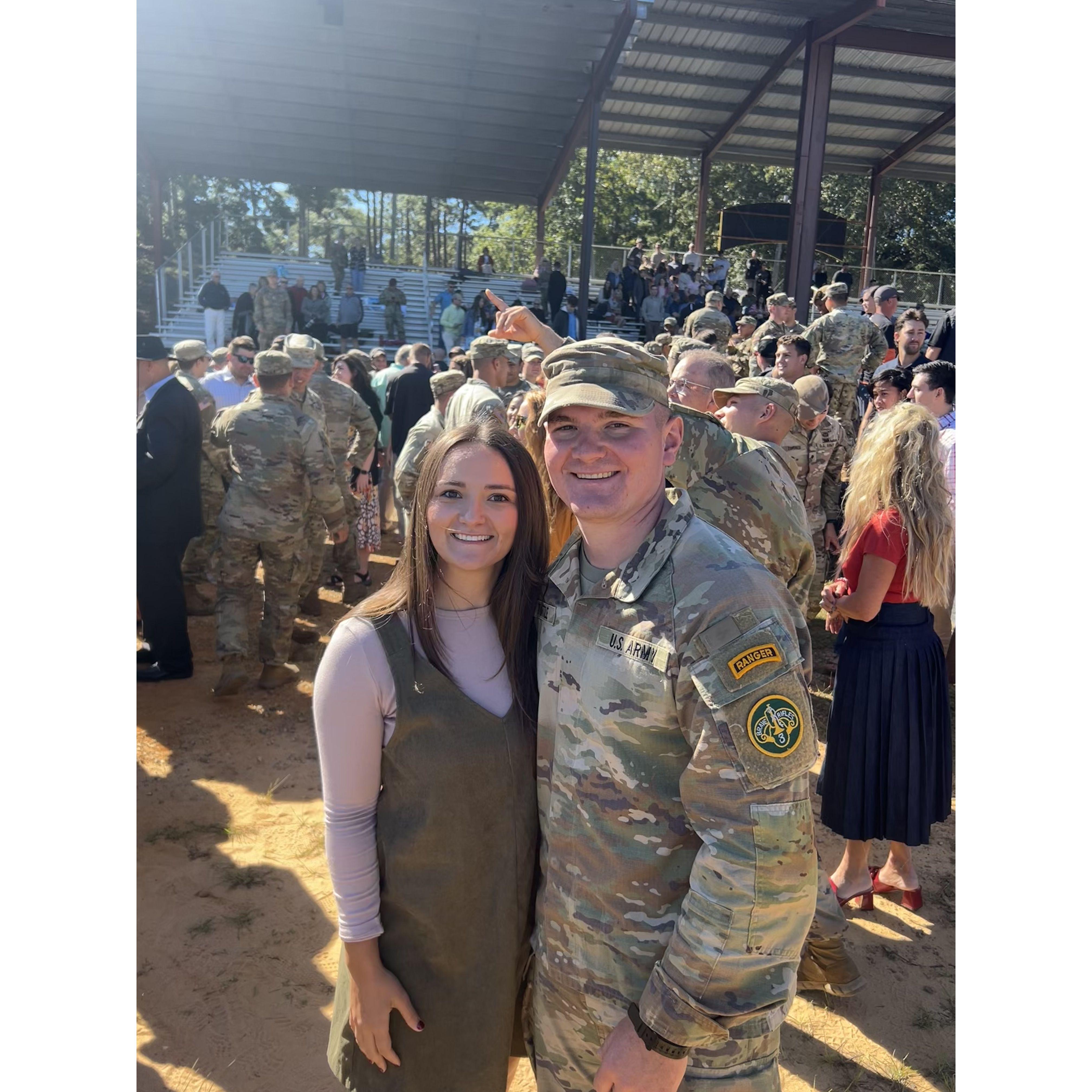 Jeff's ranger graduation in Oct 2024