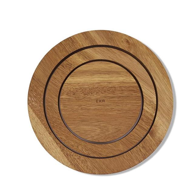 Set of 3 trivets for hot pots and pans, large Acacia Wooden Trivets Mat Set, Heat Resistant Pads for Hot Dishes/Pot/Bowl/Teapot
