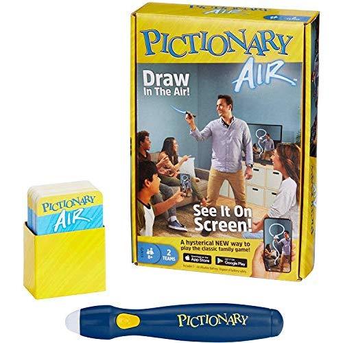 Mattel Games Pictionary Air – Navy Pen Version with 224 Unique Clues [Amazon Exclusive]