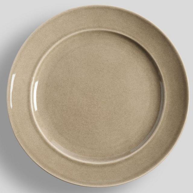 Cambria Stoneware Dinner Plates, 10 3/4", Set of 4 - Driftwood