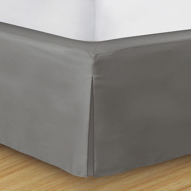 Wrap-Around Wonderskirt Queen Bed Skirt in Light Grey