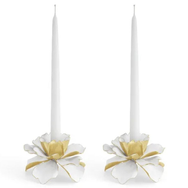 Michael Aram Gardenia Candleholders, Set of 2