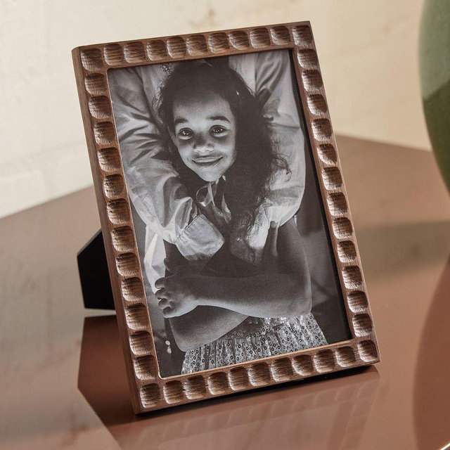 Nadia Wood Tabletop Frames, Dark Walnut, Oak, 5x7in