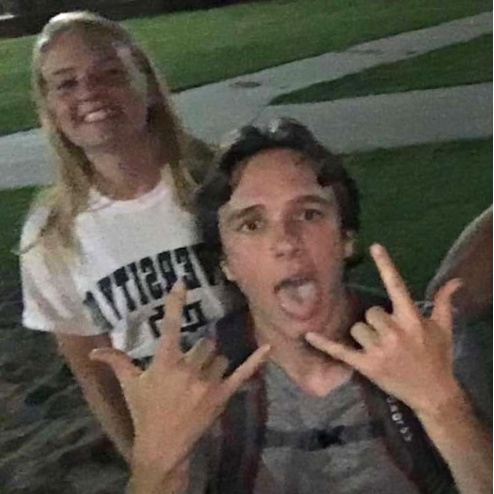 Our second night of college and our first day hanging out (August 2016)