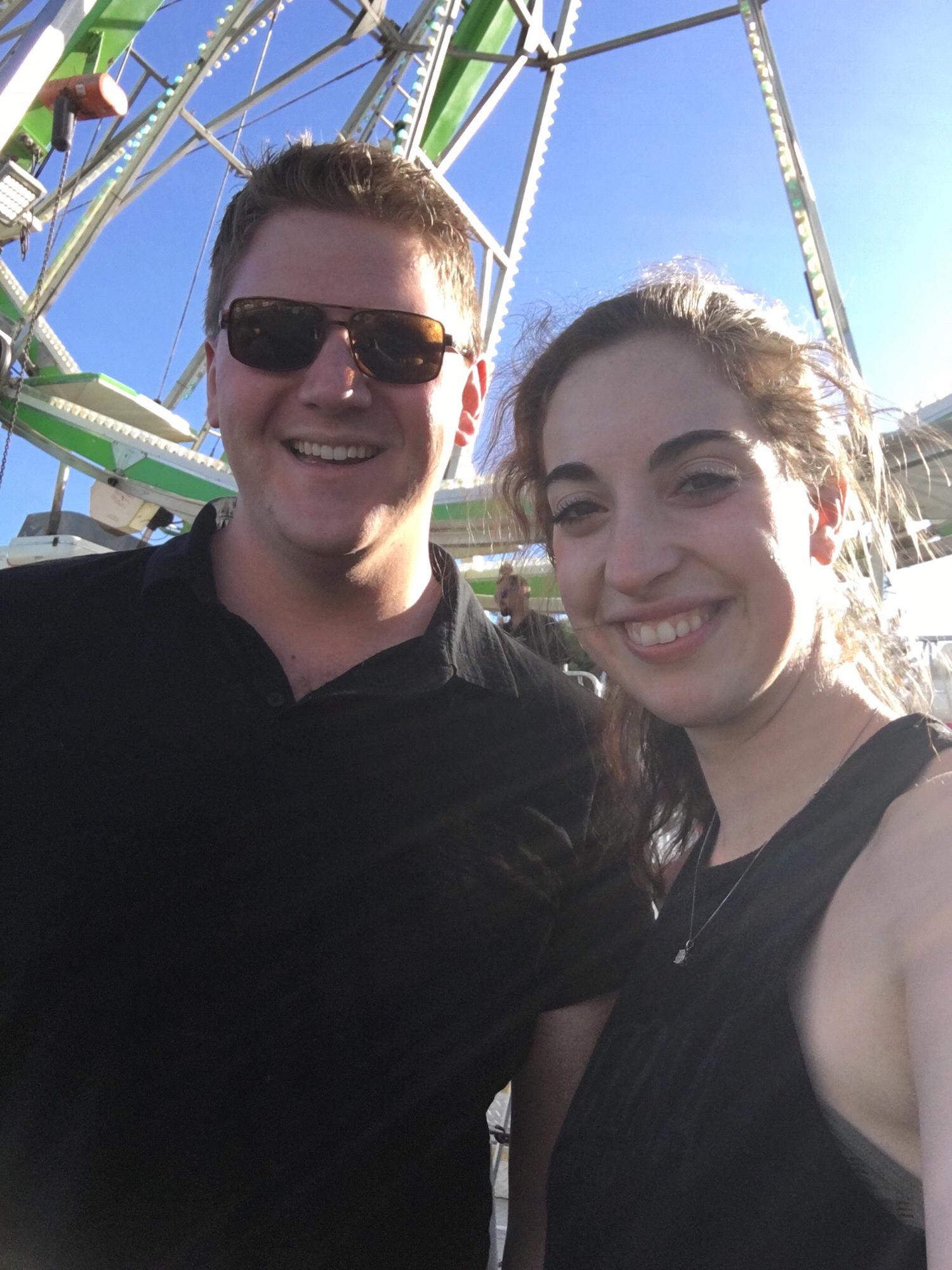 Parking lot fair rides