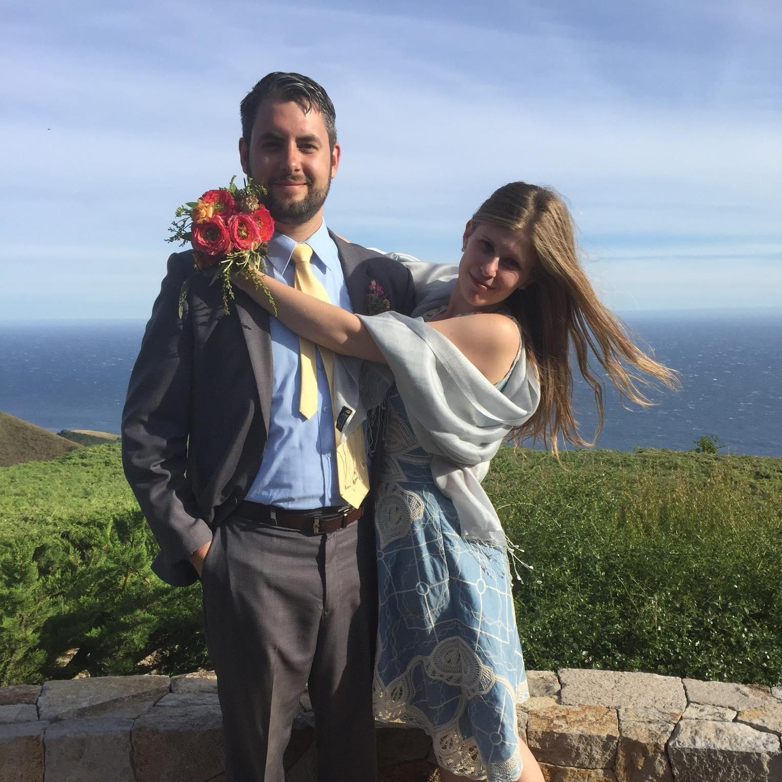 Celebrating Roger and Adrienne's wedding in beautiful Big Sur