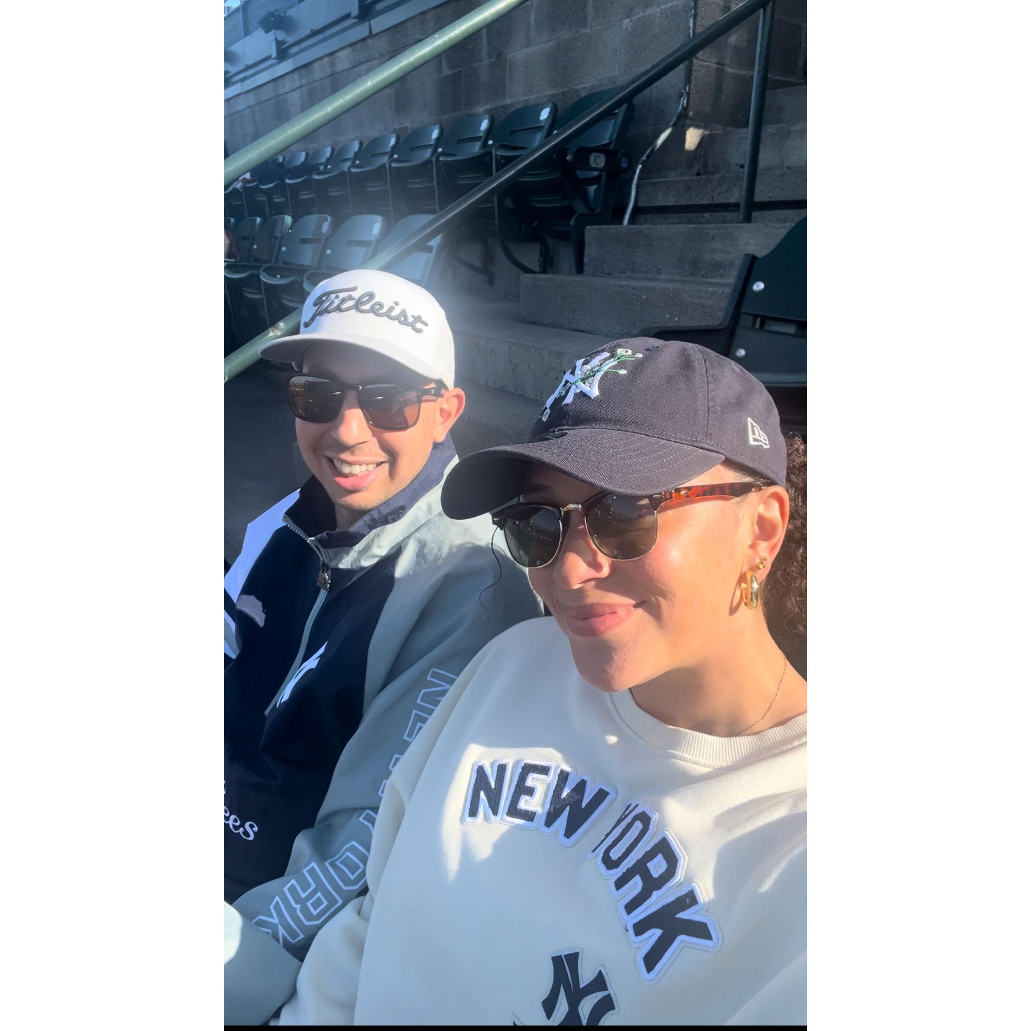 Yankee Game in SF, CA!